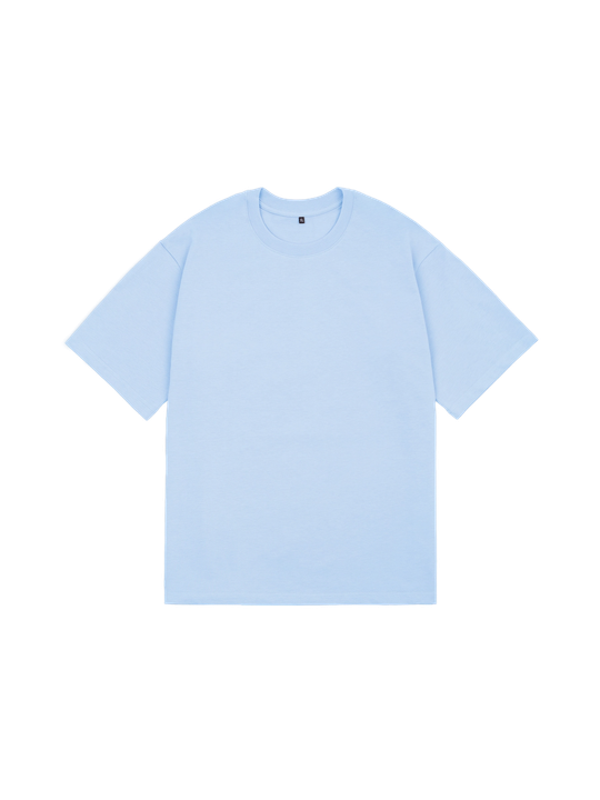 Футболка оверсайз (голубой) 190 г