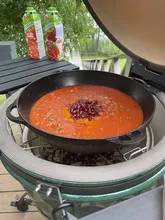 Казан чугунный эмалированный с крышкой-сковородой, ⌀40 см, 12 л, Ситон