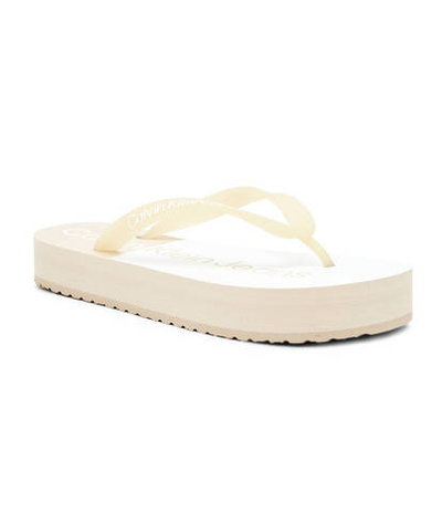 Вьетнамки CALVIN KLEIN JEANS - экрю(YW0YW01617)