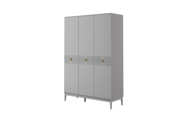 ШКАФ ФАРГО МДФ АНТРАЦИТ С ДОВОДЧИКОМ 1466*2200*544