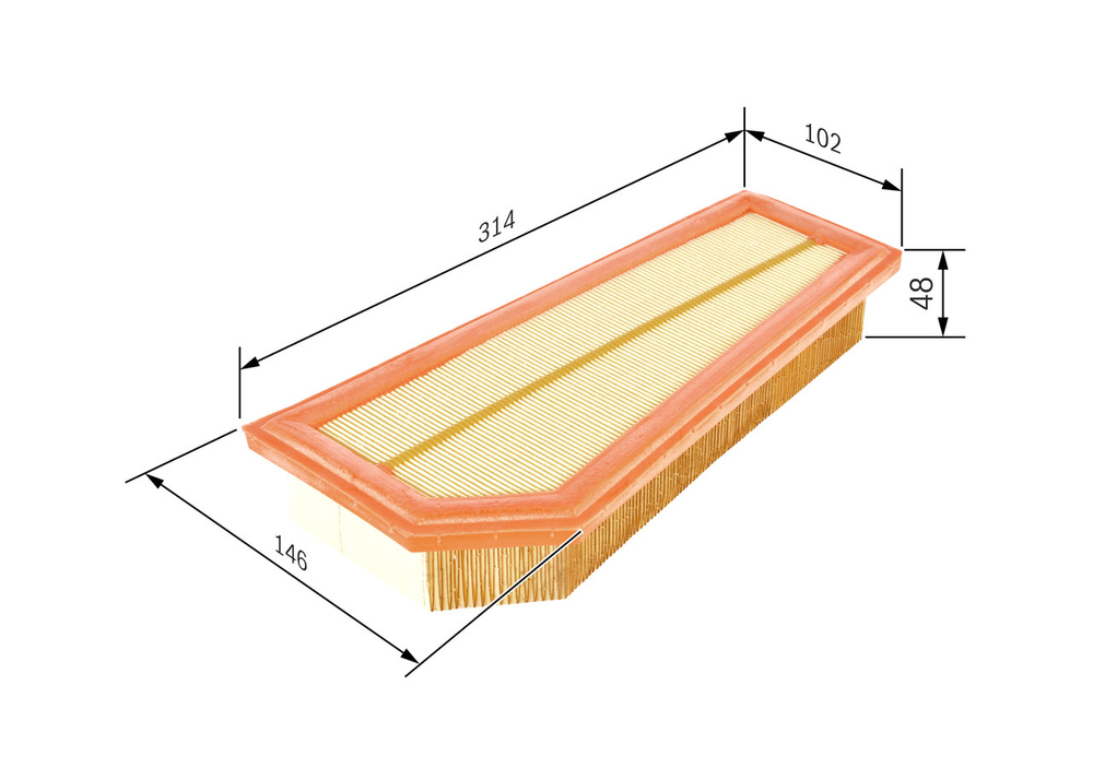 BOSCH - F026400134-BOC - Air Filter