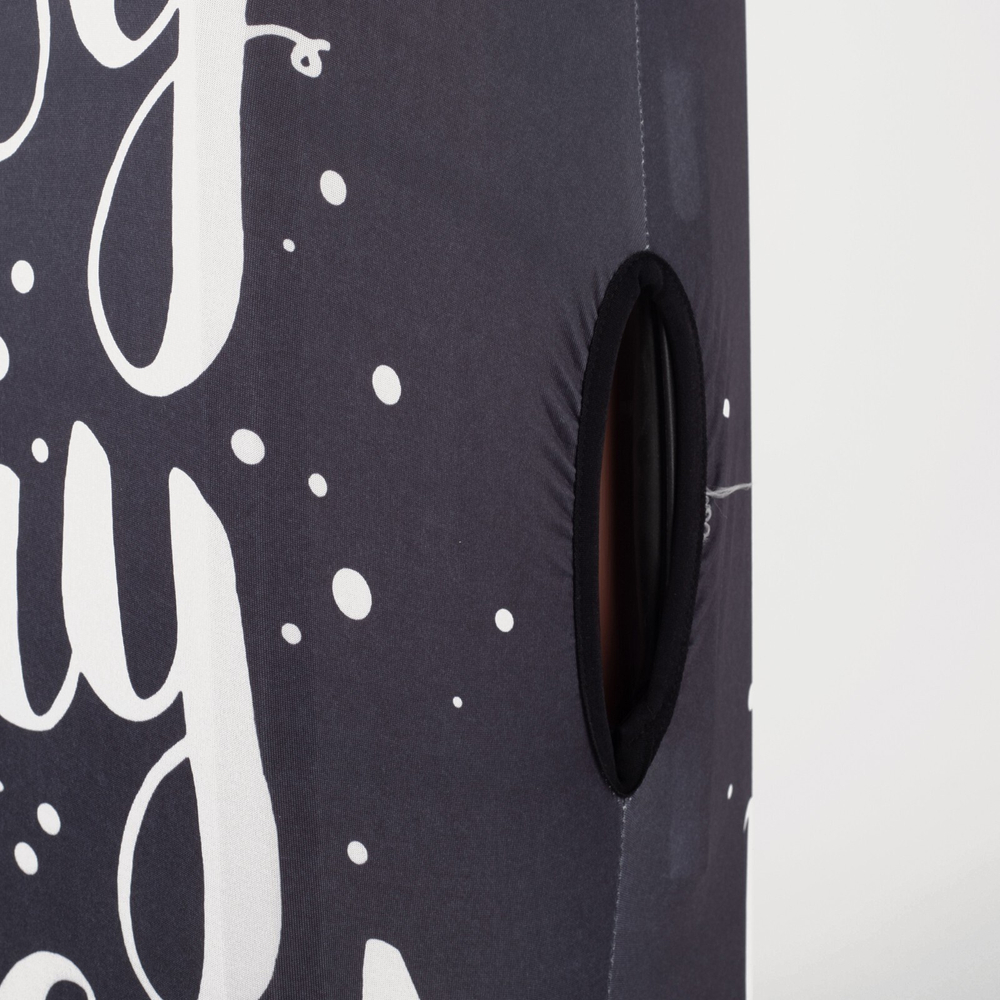 Чехол на чемодан 28", цвет чёрный, 7488350