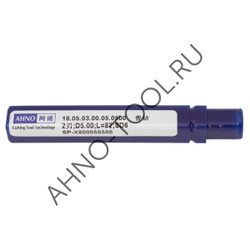 Сверло  5.0мм  твердосплавное 3D без подвода СОЖ. SP-X800030500 VHM AHNO по стали, чугуну, нерж. и ж
