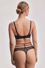 Трусики-стринги Chita с декоративными бретелями (Размер: 42) (Цвет: черный)