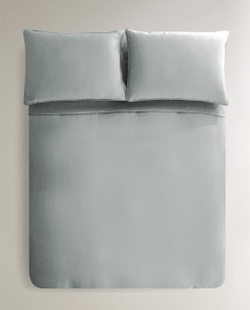 Пододеяльник Zara Home хлопок, лён 100%, однотонный, 3110/088