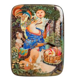 Народные промыслы ШК-30/ 37 Шкатулка «Колобок» Каратаева К.