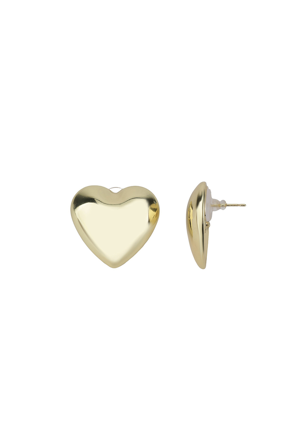 Серьги "Сердце" цвет - золото