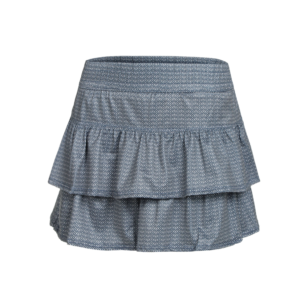 Женская теннисная юбка Lucky in Love Royal Palm High Waist Skirt Women - Blue