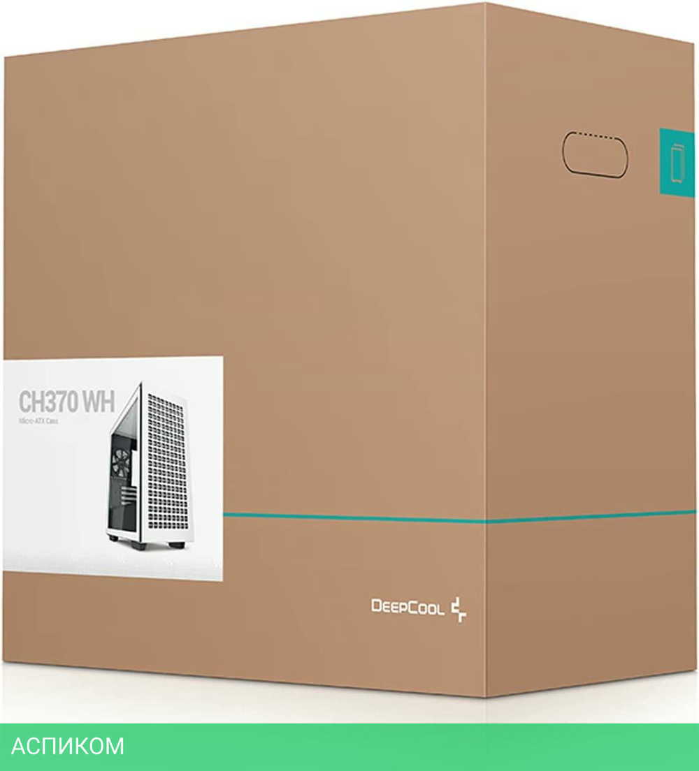Корпус DeepCool CH370 WH (R-CH370-WHNAM1-G-1)