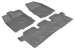 Коврики салона Sotra 3D Lux для Infiniti JX (QX60) 2013 / Nissan Pathfinder 2014 бежевые. Артикул ST 74-00515