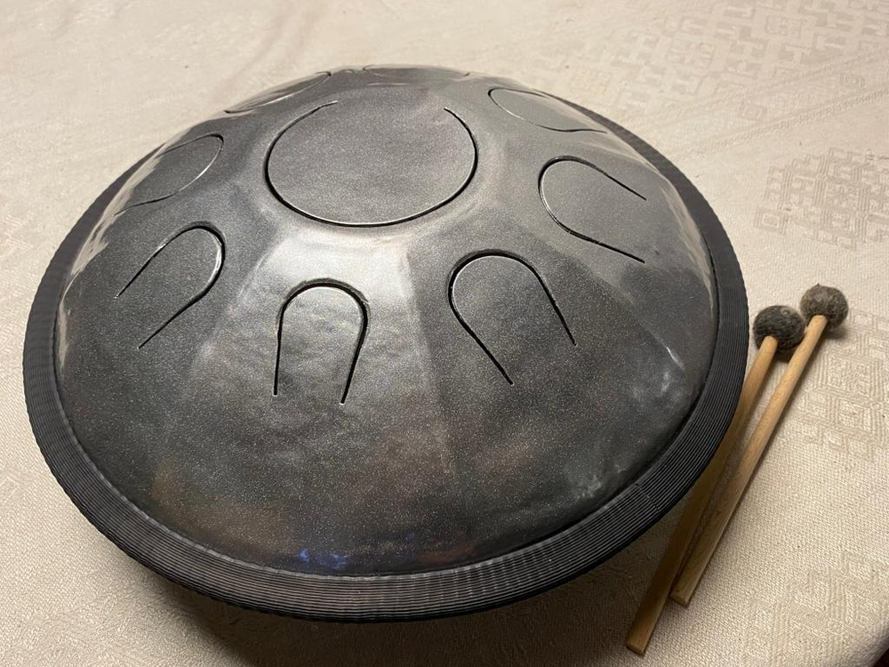Глюкофон "Гранофон" Снежная Королева, 36см, с палочками и чехлом, Pangooda Drums PNG-GR-36SK