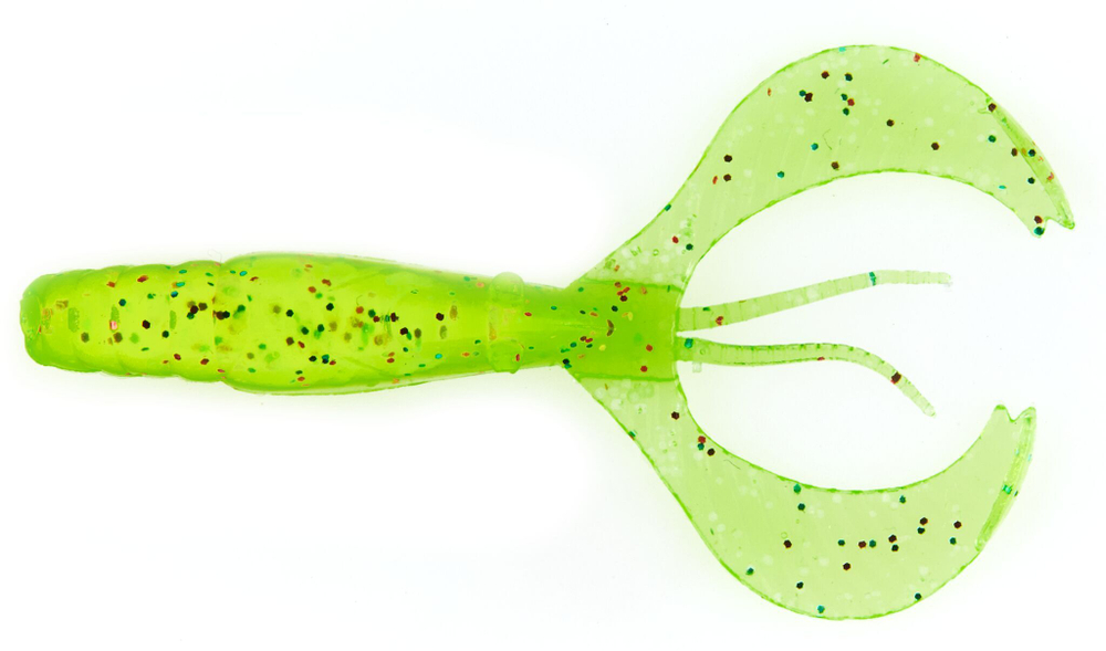 Мягкая приманка Lucky John Curly Shrimp 2in (50 мм), цвет S15, 10 шт.