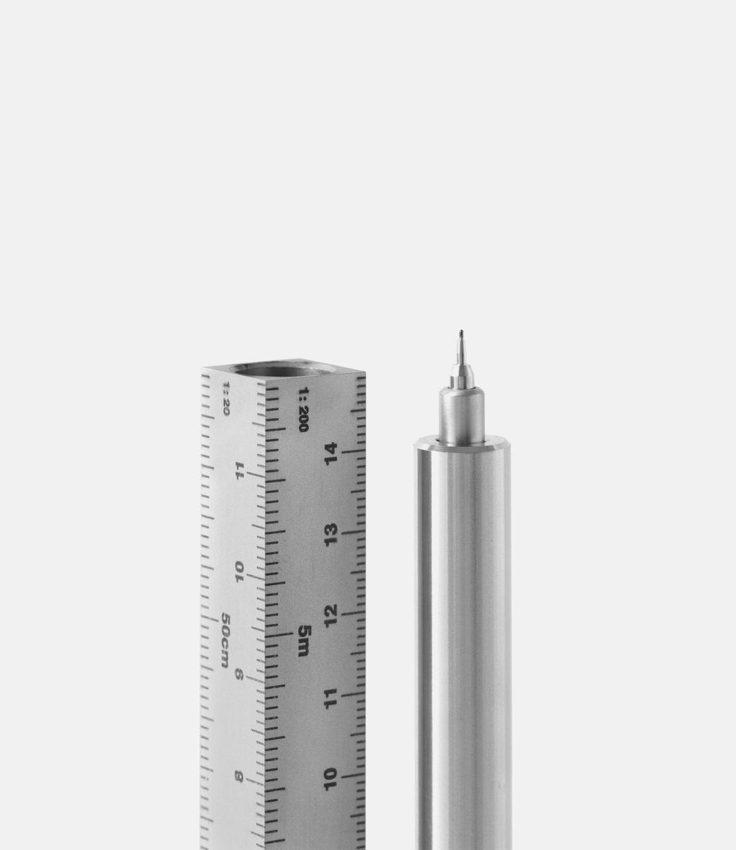 CW&T Type-A Architect's Scale — ручка-линейка с магнитами