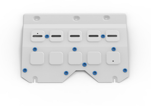 Защита картера и КПП Rival для DongFeng Shine GS РКПП FWD 2024-н.в./Shine РКПП FWD 2024-н.в., рынок РФ, алюминий 3 мм, с крепежом, штампованная, 333.9309.1