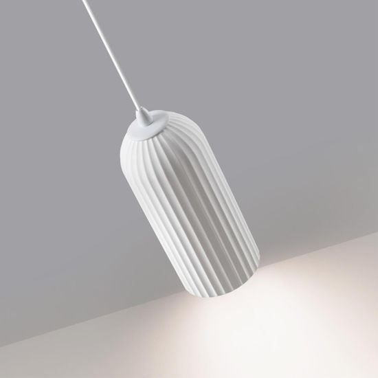 370978 OVER NT24 614 белый Светильник подвесной, длина провода 2м IP20 E27 50W 220V YESO