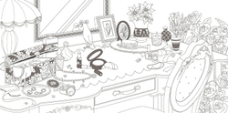 Koto no Ki Magure Flower Tour. Coloring Book