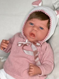 Кукла Реборн Marina and Pau 45cм Martina мягконабивная (M3130)