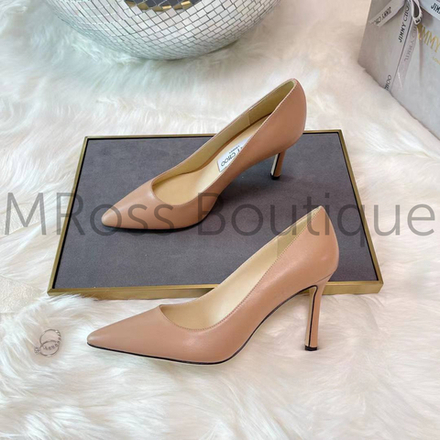Кожаные туфли-лодочки Romy 85 Jimmy Choo