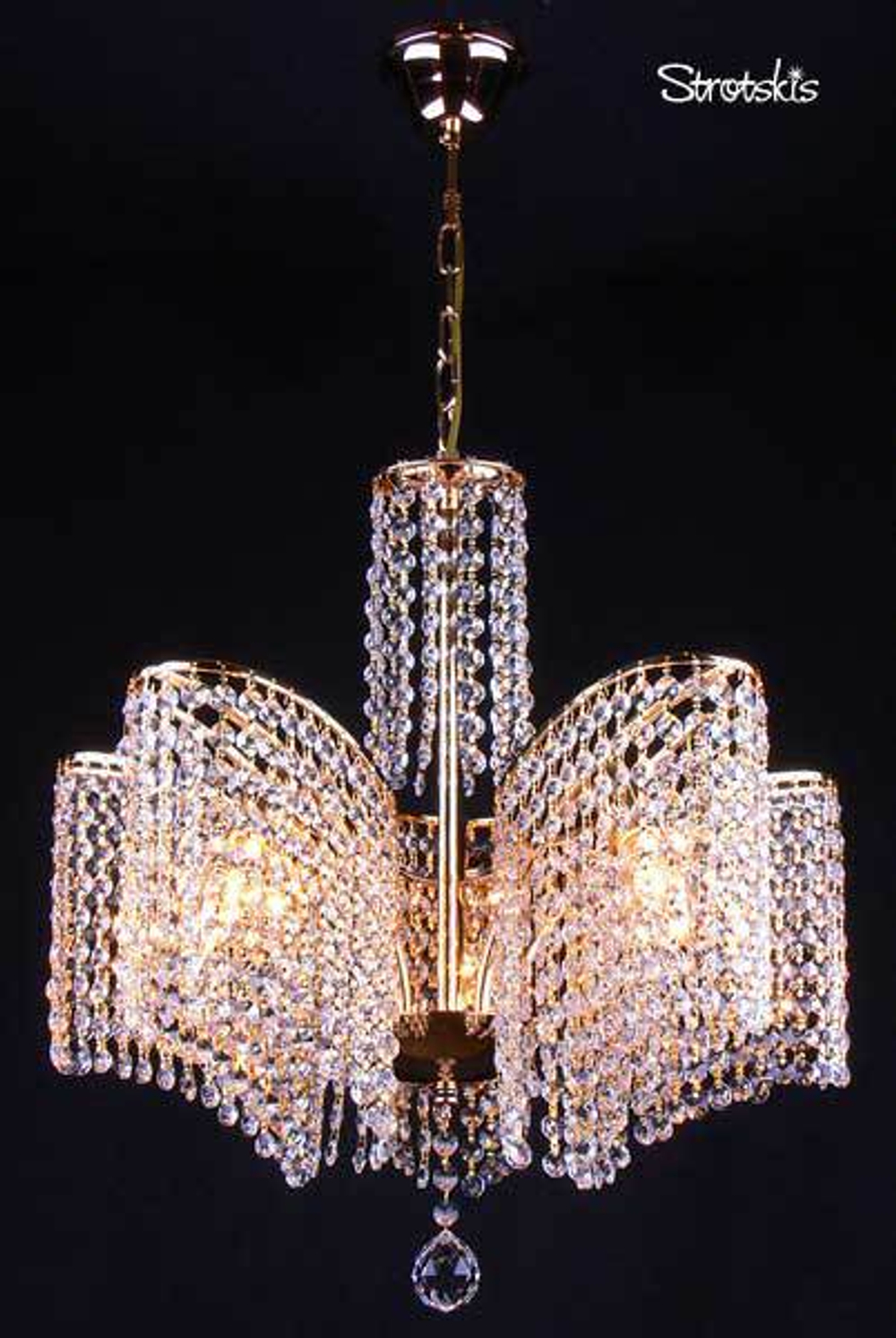 Люстра 3122/5 золото