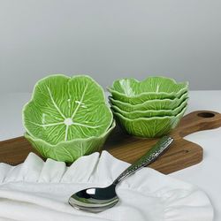 Lenardi 232-039 Набор из 6 салатников 12х4,5см КАПУСТА в под.уп.(х8)Фарфор