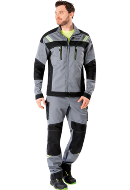 Куртка-ветровка УРАН цв.сер-чёрн.