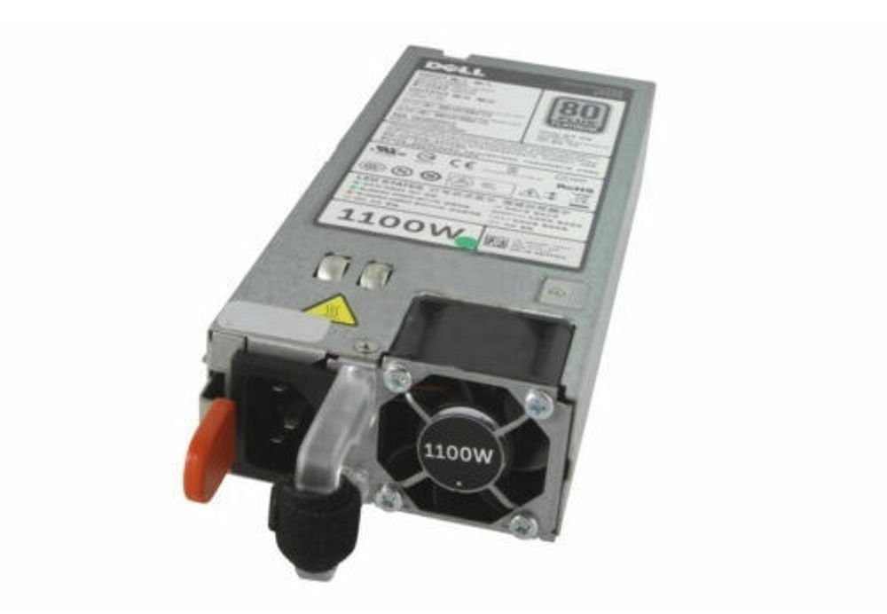 Блок питания Dell Блок Питания 1100Wt для серверов PowerEdge R520 R620 R720 R720xd R820 T320 T420 T620 VRTX FX2 PowerVault DL2300 DX6112 038GYJ