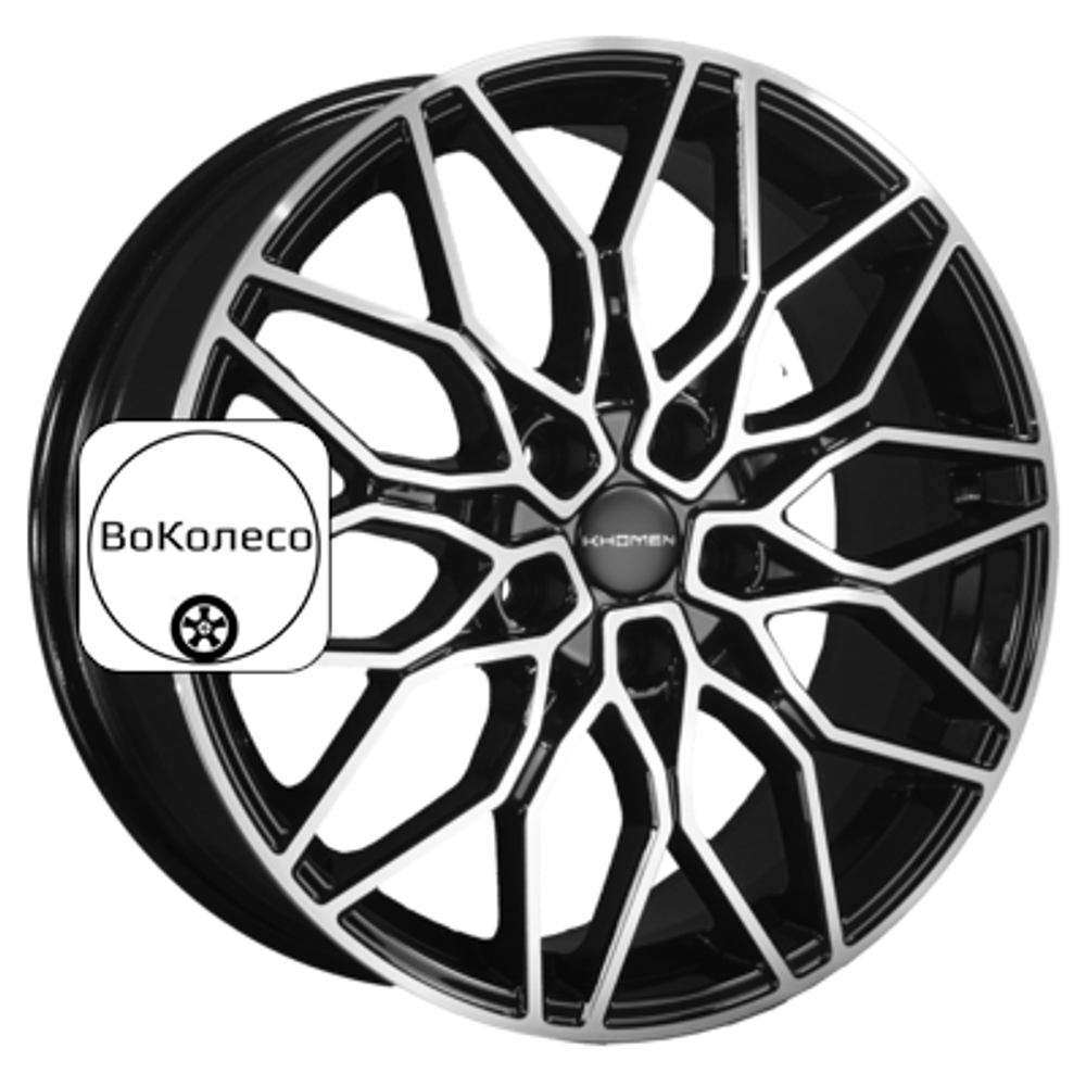 7x18/5x108 ET43 D65,1 KHW1813 (Dongfeng AX7) Black-FP Khomen Wheels