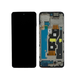 Дисплей для Tecno Spark 30 4G (KL6) с тачскрином и рамкой Черный - OR