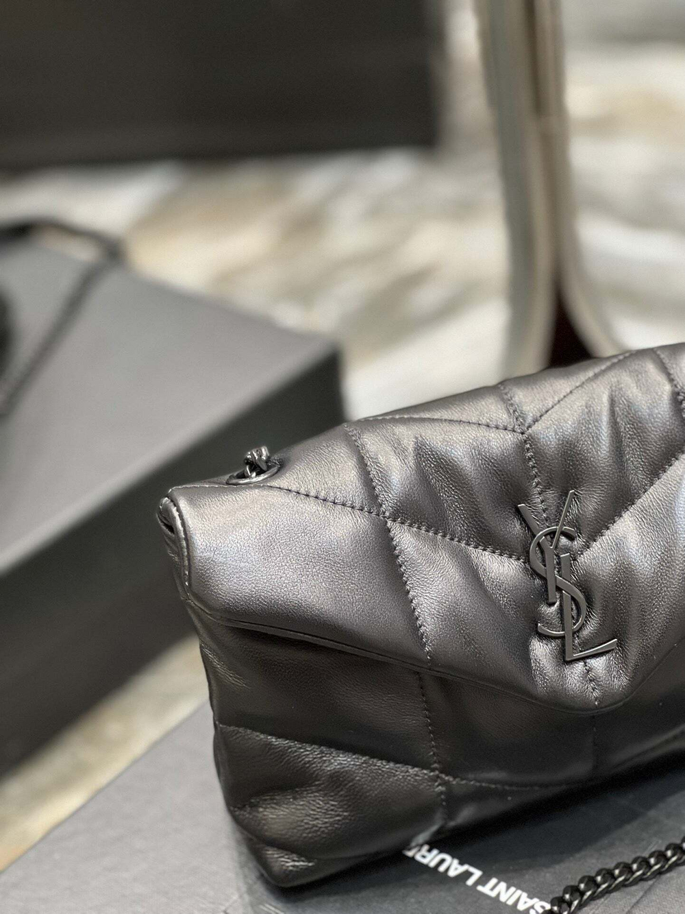 Yves Saint Laurent Loulou Puffer Bag 23 cm