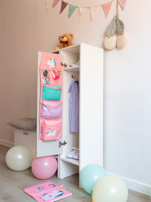 Набор Единорог, розовый (Карман+ковер+наклейки)