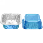 Форма для выпечки в наборе 20шт «Квадрат» 7,5*7,5*3см синяя