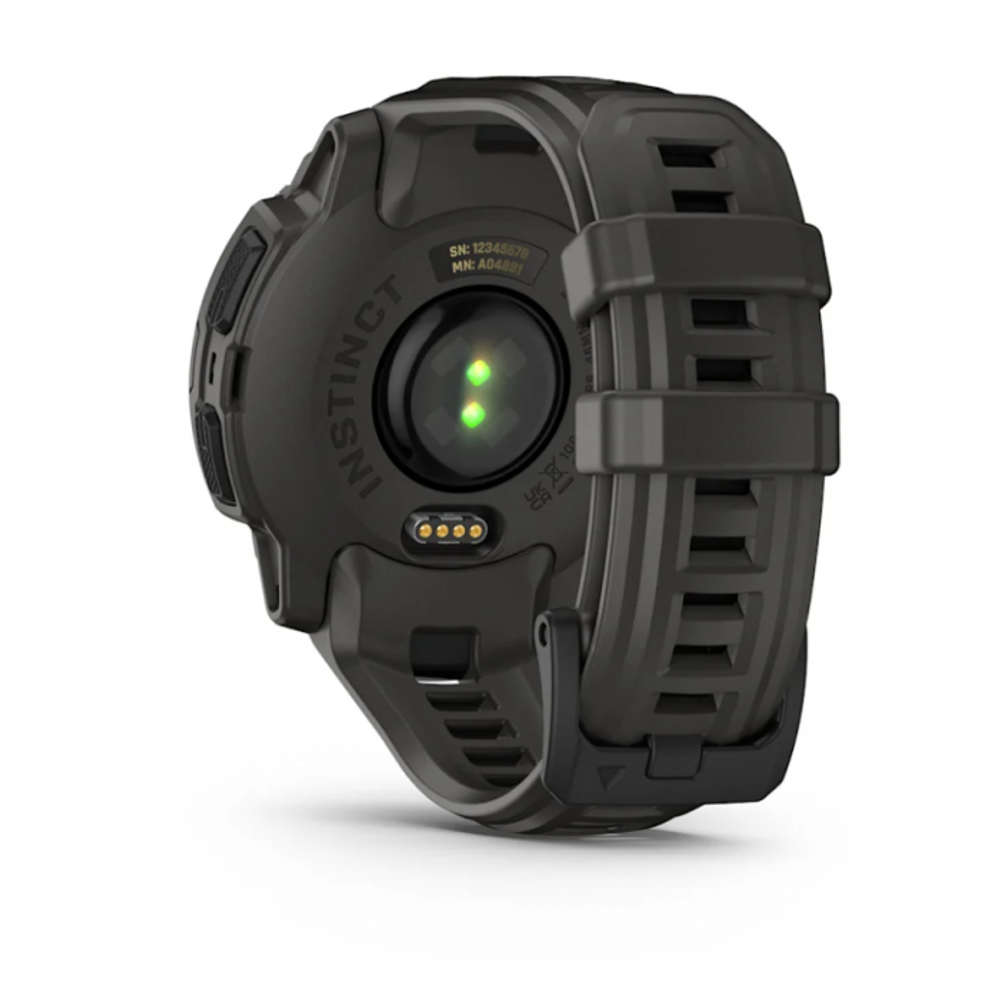 Умные часы Garmin Instinct E 45 mm Black with Charcoal Band