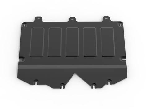 Защита картера АвтоБроня для DongFeng Shine Max РКПП FWD 2023-н.в./Aeolus Huge РКПП FWD 2024-н.в., рынок РФ, сталь 1.8 мм, с крепежом, штампованная, 111.09308.1