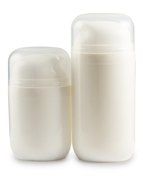 Вакуумный диспенсер белый 30 и 50 мл