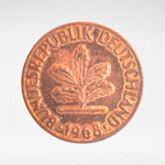 Germany, 1 Pfennig, 1968, (Munich Mint - "D"), VF