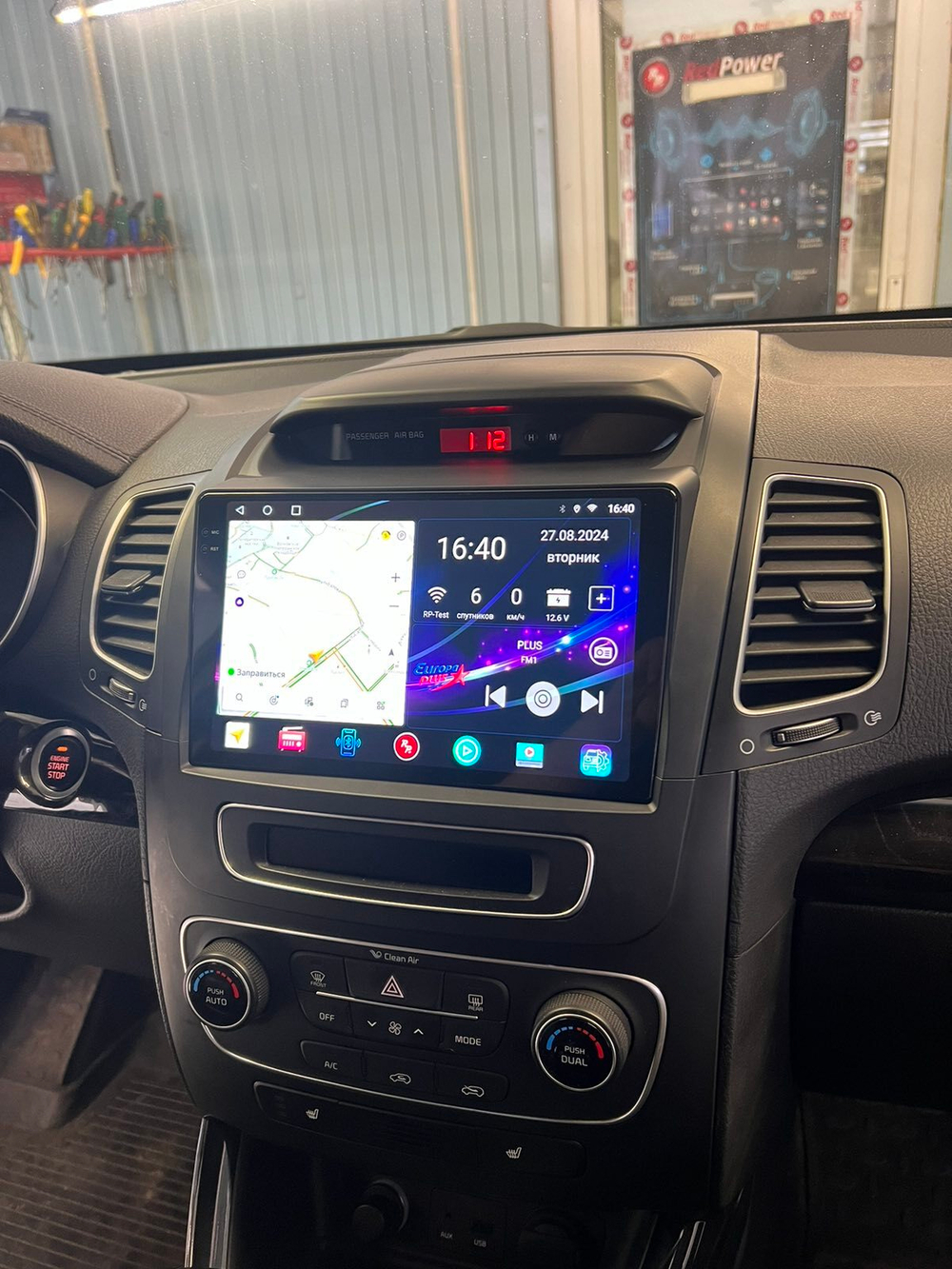 Магнитола для KIA Sorento 2 XM 2012-2020 (экран климата снизу) - Redpower 85440 PRO/PROmax ТОП звук, 2K QLED, Android 14, CarPlay, 4G SIM-слот