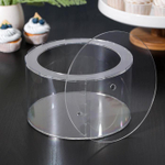 Фальшярус цилиндр для торта, акрил, d=20 см, h=12 см