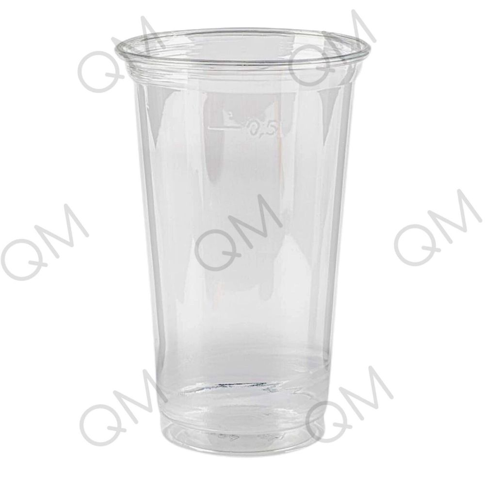 Стакан прозрачный Bubble Cup ПП ВЗЛП 455-500 мл.д.90 мм. h135 мм 20 уп. по 25шт.(500шт/кор.)