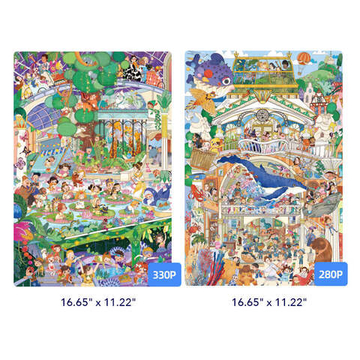 Пазл "Музеи" 2 в 1