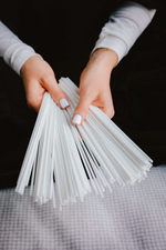 Белые фибровые палочки для диффузора 25 см, 100 штук