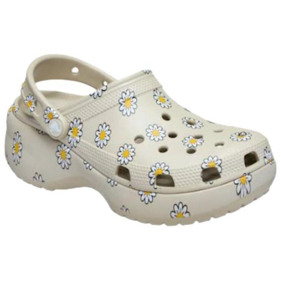 Crocs Classic Platform Floral Clog 'White'