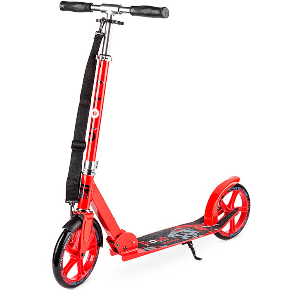 Самокат Trolo Force красный, 230/230