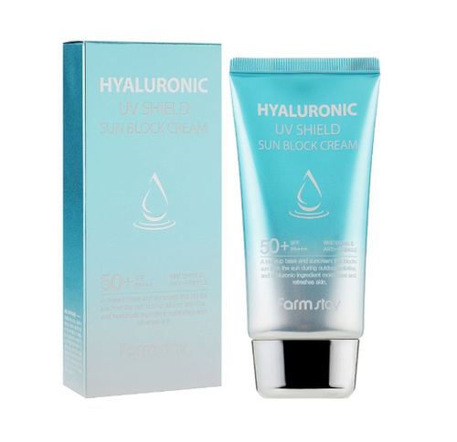 Солнцезащитный крем с гиалуроновой кислотой FarmStay Hyaluronic UV Shield Sun Bloc Cream SPF50+ PA+++