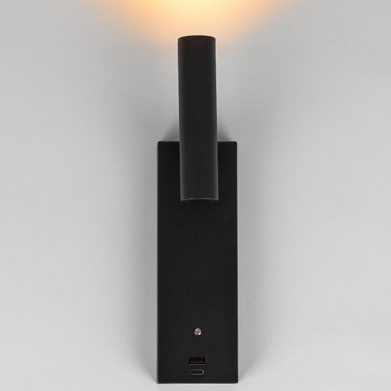 CL704431 Декарт Черный Св-к Настенный с USB