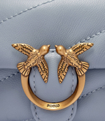 Кожаная сумка через плечо LOVE MICRO PUFF C Pinko - голубой(100041 A0F2)