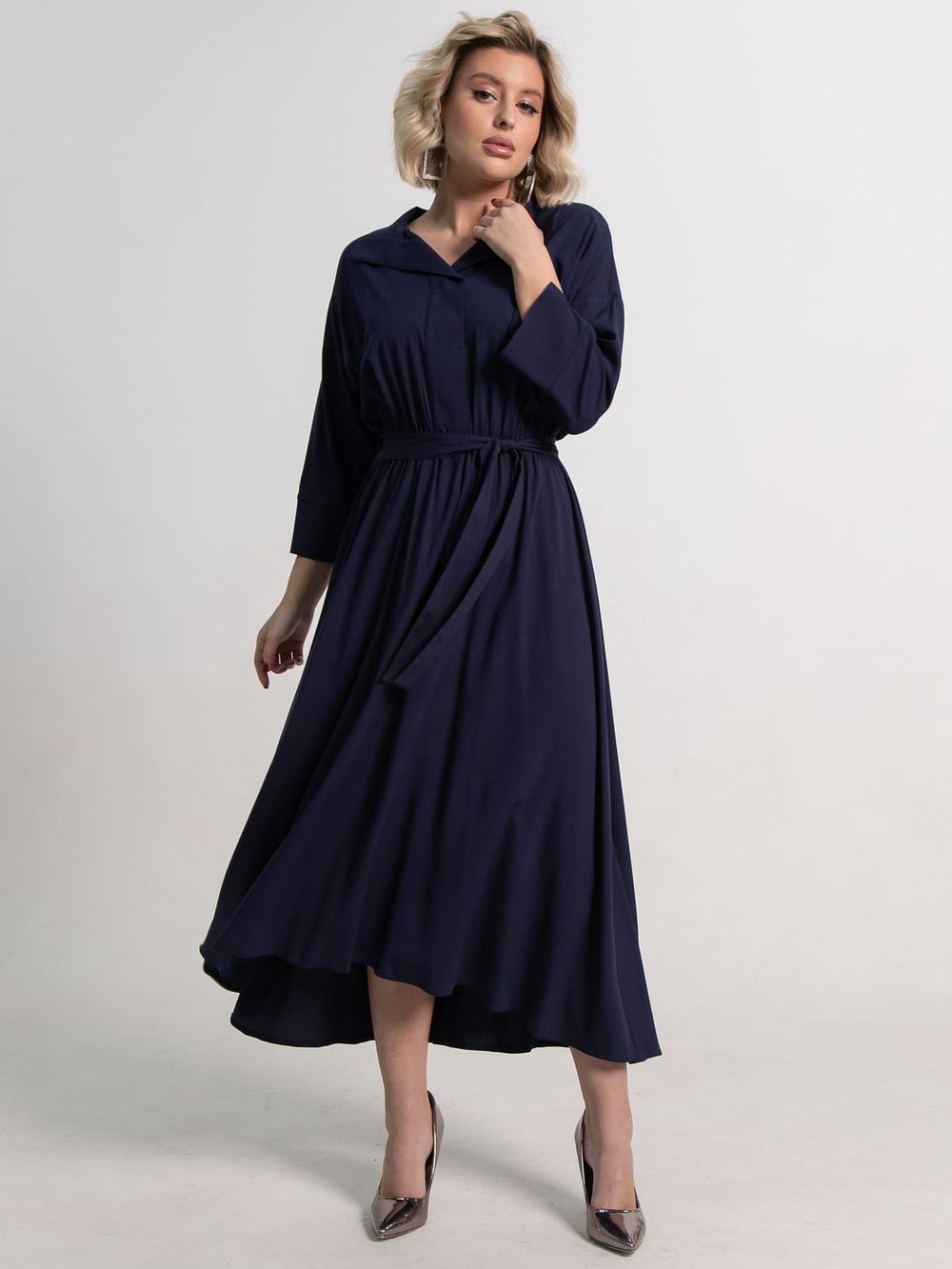 Платье Лорита (темно-синее) П15098-16М LT Collection