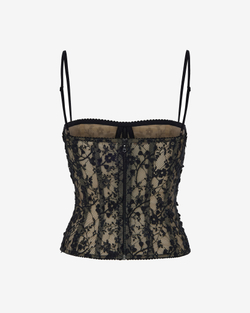 Топ корсетного типа из кружева