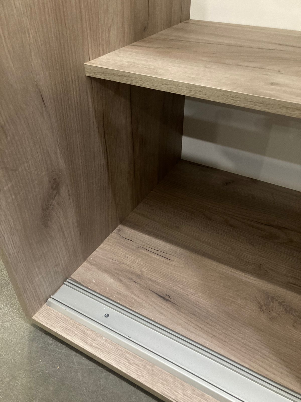 Шкаф-купе Ольга-19 дуб крафт серый/дуб крафт белый