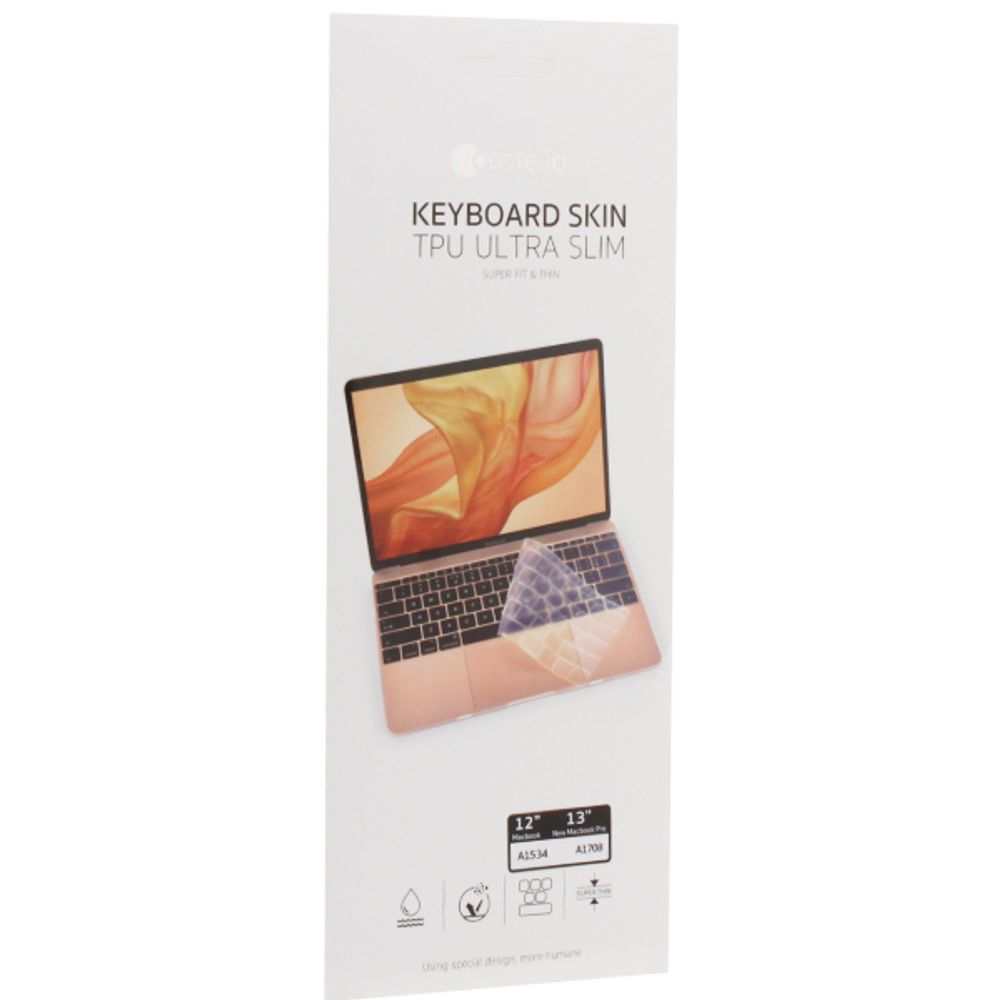 Защитная накладка на клавиатуру COTEetCI MB1012 для MacBook 12&amp;quot; (A1534,A1708)