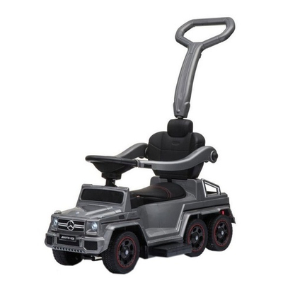 Каталка-толокар +электромобиль Mercedes-Benz  A010AA-H серая RiverToys